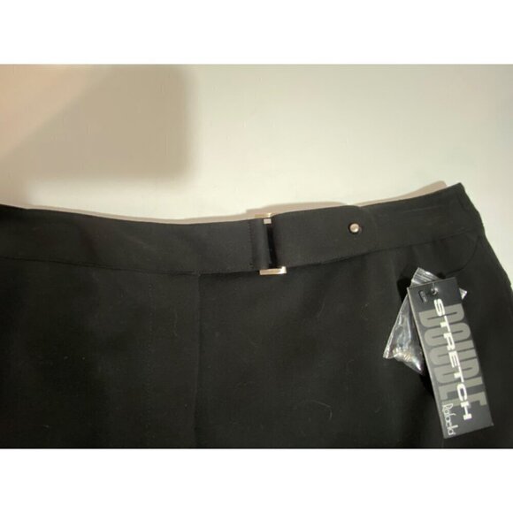 Rafaella Black Short Skirt Zipper Buckle Closure Stretchy Woman’s Size 10P NWT - Picture 3 of 9